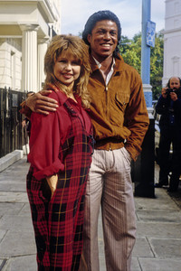 Photocall mit Jermaine Jackson und Pia Zadora in London