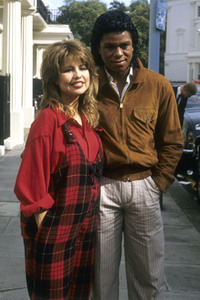 Photocall mit Jermaine Jackson und Pia Zadora in London