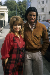 Photocall mit Jermaine Jackson und Pia Zadora in London