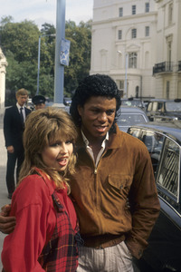 Photocall mit Jermaine Jackson und Pia Zadora in London