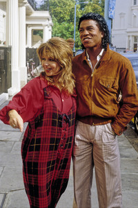 Photocall mit Jermaine Jackson und Pia Zadora in London