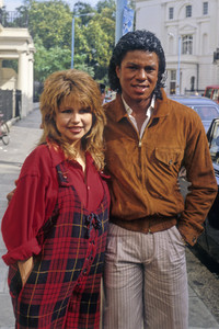 Photocall mit Jermaine Jackson und Pia Zadora in London