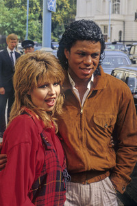 Photocall mit Jermaine Jackson und Pia Zadora in London