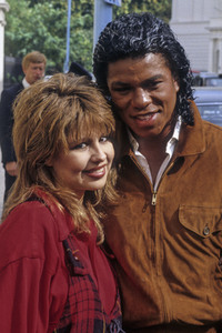 Photocall mit Jermaine Jackson und Pia Zadora in London