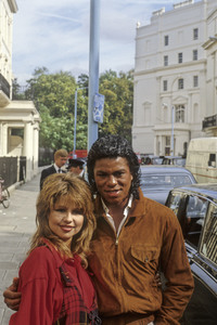 Photocall mit Jermaine Jackson und Pia Zadora in London