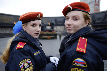 Gedenken an die Opfer der Leningrader Blockade in St. Petersburg