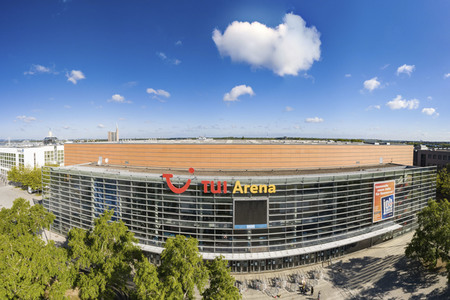 Luftbildaufnahmen von Expo-Gelände in Hannover