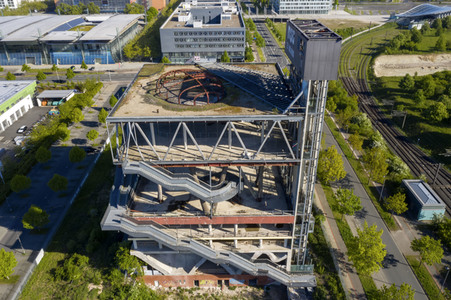 Luftbildaufnahmen von Expo-Gelände in Hannover