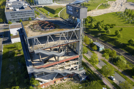 Luftbildaufnahmen von Expo-Gelände in Hannover