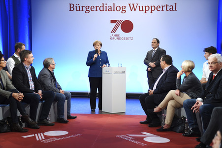Bürgerdialog '70 Jahre Grundgesetz' in Wuppertal