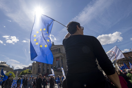 Kundgebung 'Pulse of Europe' in Berlin