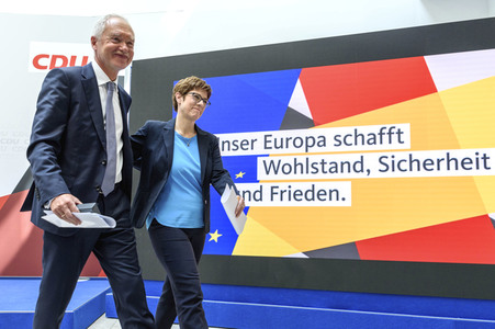 CDU Pressekonferenz in Berlin