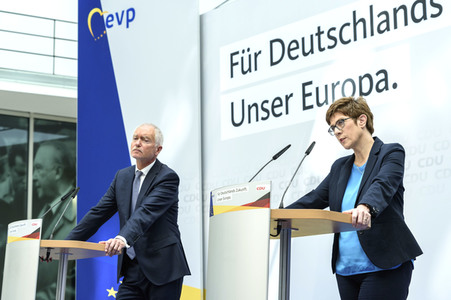 CDU Pressekonferenz in Berlin