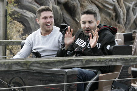 Fototermin mit Menderes Bagci und Joey Heindle im Heide Park Soltau