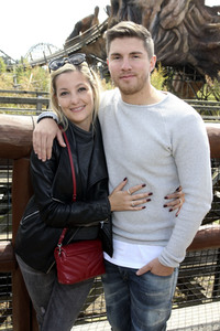 Fototermin mit Menderes Bagci und Joey Heindle im Heide Park Soltau