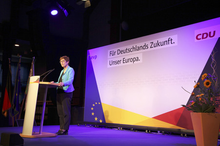 Europawahlkampf-Veranstaltung der CDU in Görlitz