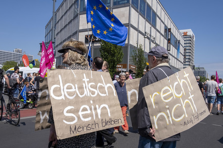 Demonstration 'Ein Europa für alle - Deine Stimme gegen den Nationalismus' in Berlin