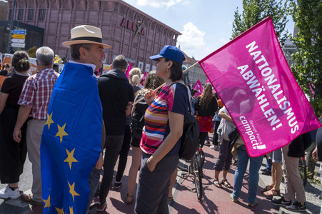 Demonstration 'Ein Europa für alle - Deine Stimme gegen den Nationalismus' in Berlin