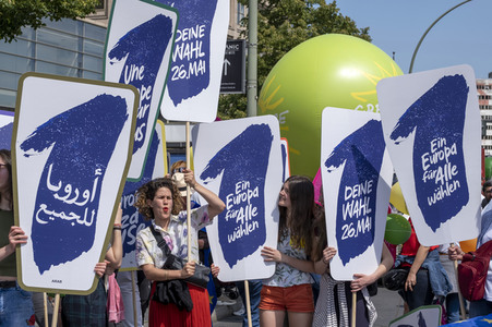 Demonstration 'Ein Europa für alle - Deine Stimme gegen den Nationalismus' in Berlin