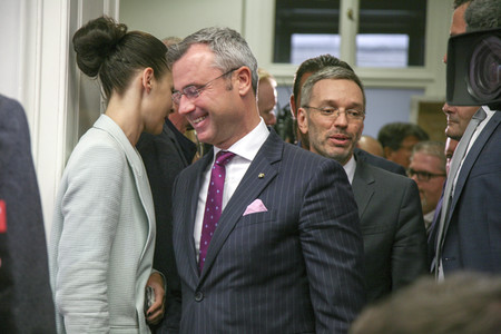 Pressekonferenz der FPÖ in Wien