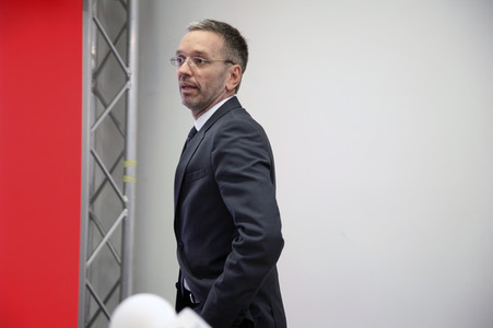 Pressekonferenz der FPÖ in Wien