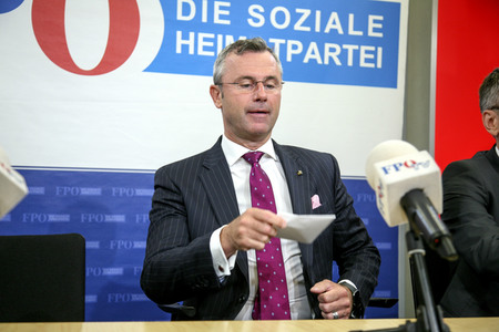 Pressekonferenz der FPÖ in Wien