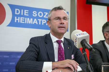 Pressekonferenz der FPÖ in Wien