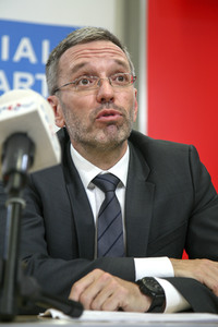 Pressekonferenz der FPÖ in Wien