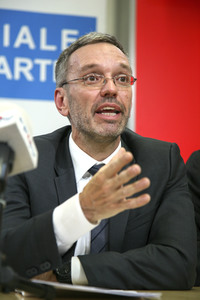 Pressekonferenz der FPÖ in Wien