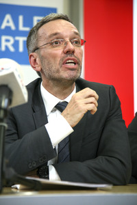 Pressekonferenz der FPÖ in Wien