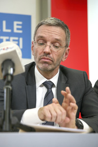 Pressekonferenz der FPÖ in Wien