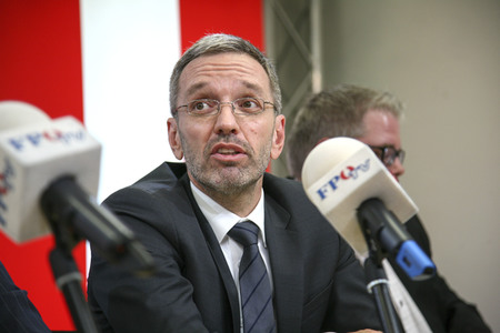 Pressekonferenz der FPÖ in Wien