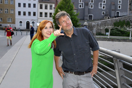 Wahlkampfveranstaltung der Grünen in Görlitz