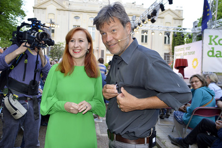 Wahlkampfveranstaltung der Grünen in Görlitz