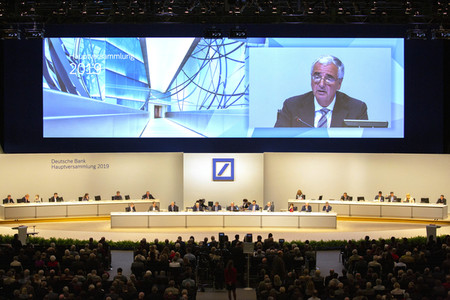 Hauptversammlung der Deutsche Bank AG in Frankfurt