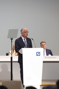 Hauptversammlung der Deutsche Bank AG in Frankfurt
