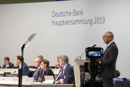 Hauptversammlung der Deutsche Bank AG in Frankfurt
