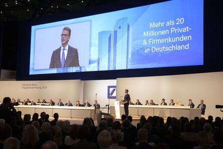 Hauptversammlung der Deutsche Bank AG in Frankfurt