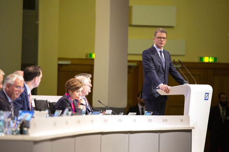 Hauptversammlung der Deutsche Bank AG in Frankfurt