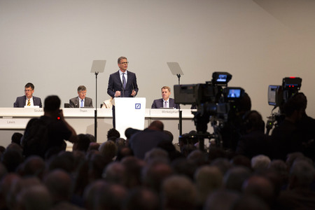 Hauptversammlung der Deutsche Bank AG in Frankfurt