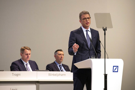 Hauptversammlung der Deutsche Bank AG in Frankfurt