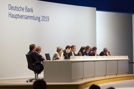 Hauptversammlung der Deutsche Bank AG in Frankfurt