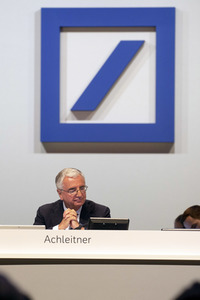 Hauptversammlung der Deutsche Bank AG in Frankfurt