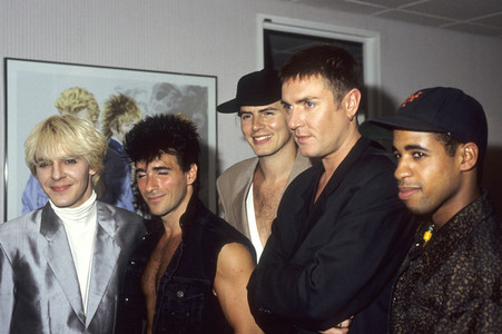 Pressetermin mit Duran Duran in London