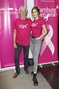 Aktion 'Hamburg wird Pink' in Hamburg