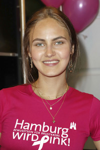 Aktion 'Hamburg wird Pink' in Hamburg