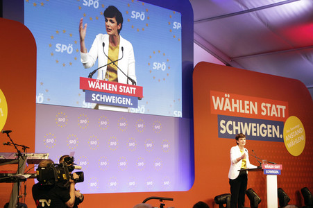 Wahlkampffinale der SPÖ zur Europawahl in Wien