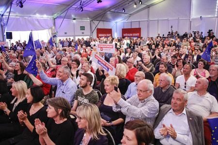 Wahlkampffinale der SPÖ zur Europawahl in Wien