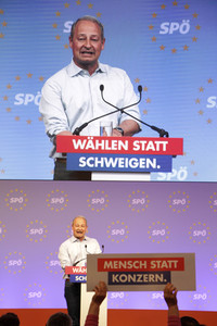 Wahlkampffinale der SPÖ zur Europawahl in Wien