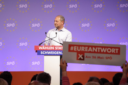 Wahlkampffinale der SPÖ zur Europawahl in Wien